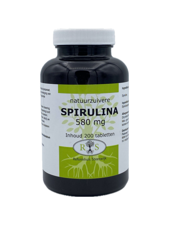 Natuurzuivere Spirulina 580 mg 200 tab