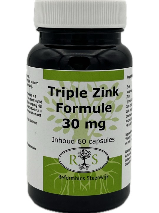 Triple Zink Formule 30 mg 60 caps