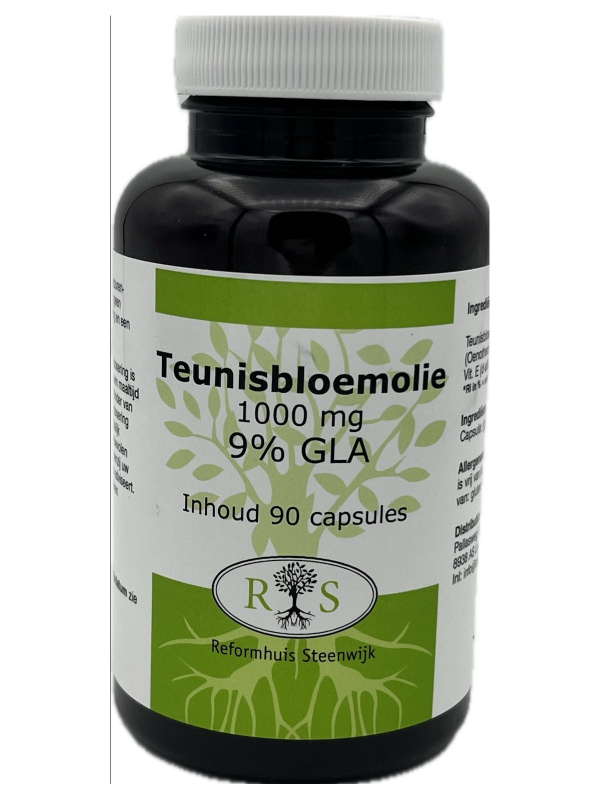 Teunisbloemolie 1000 mg 9% GLA 90 caps