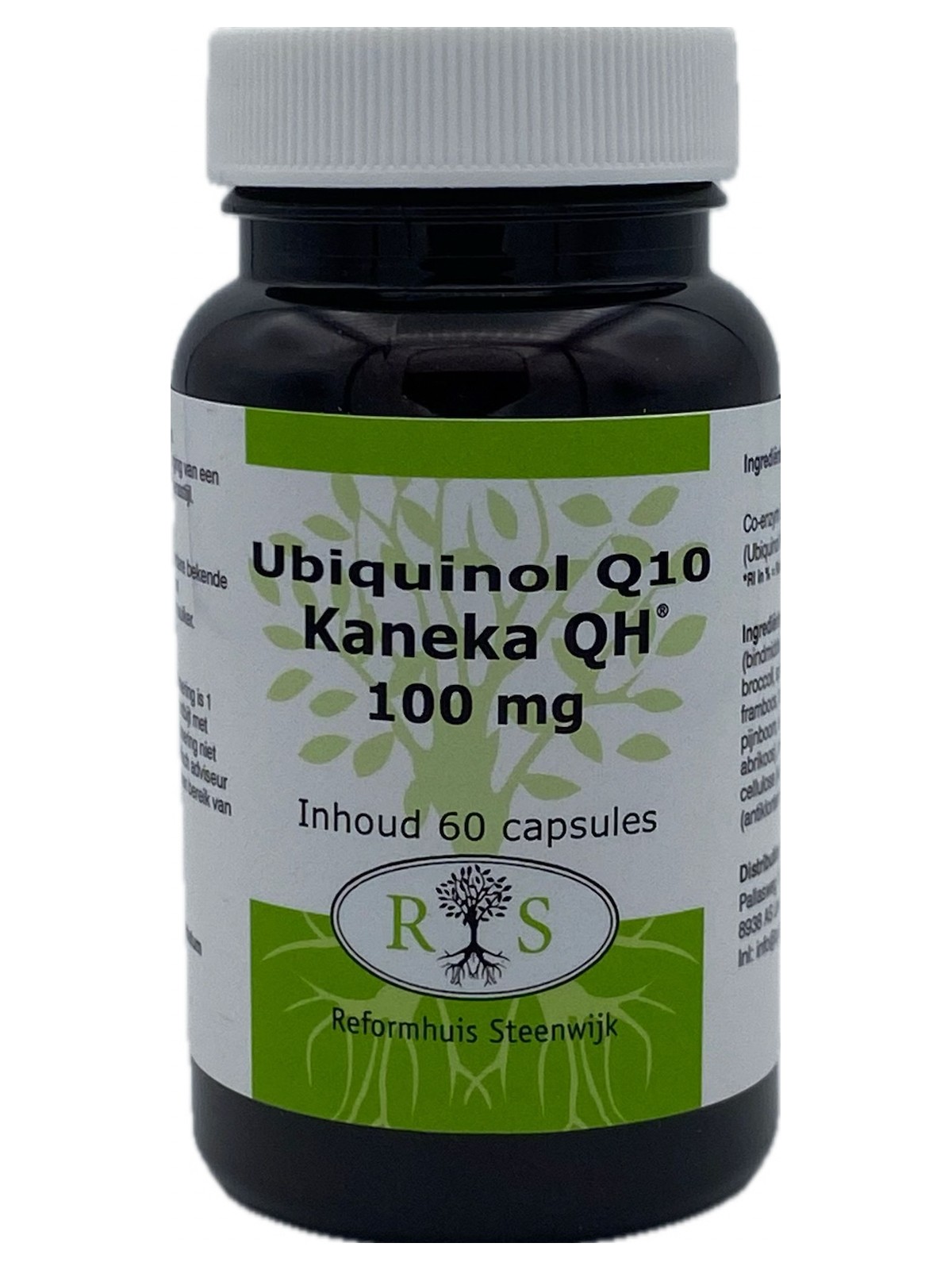 Reformhuis Steenwijk Ubiquinol Q10 Kaneka QH 100 mg Urbiquinon 60 caps