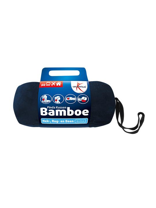 Bamboe pinda kussen (blauw)