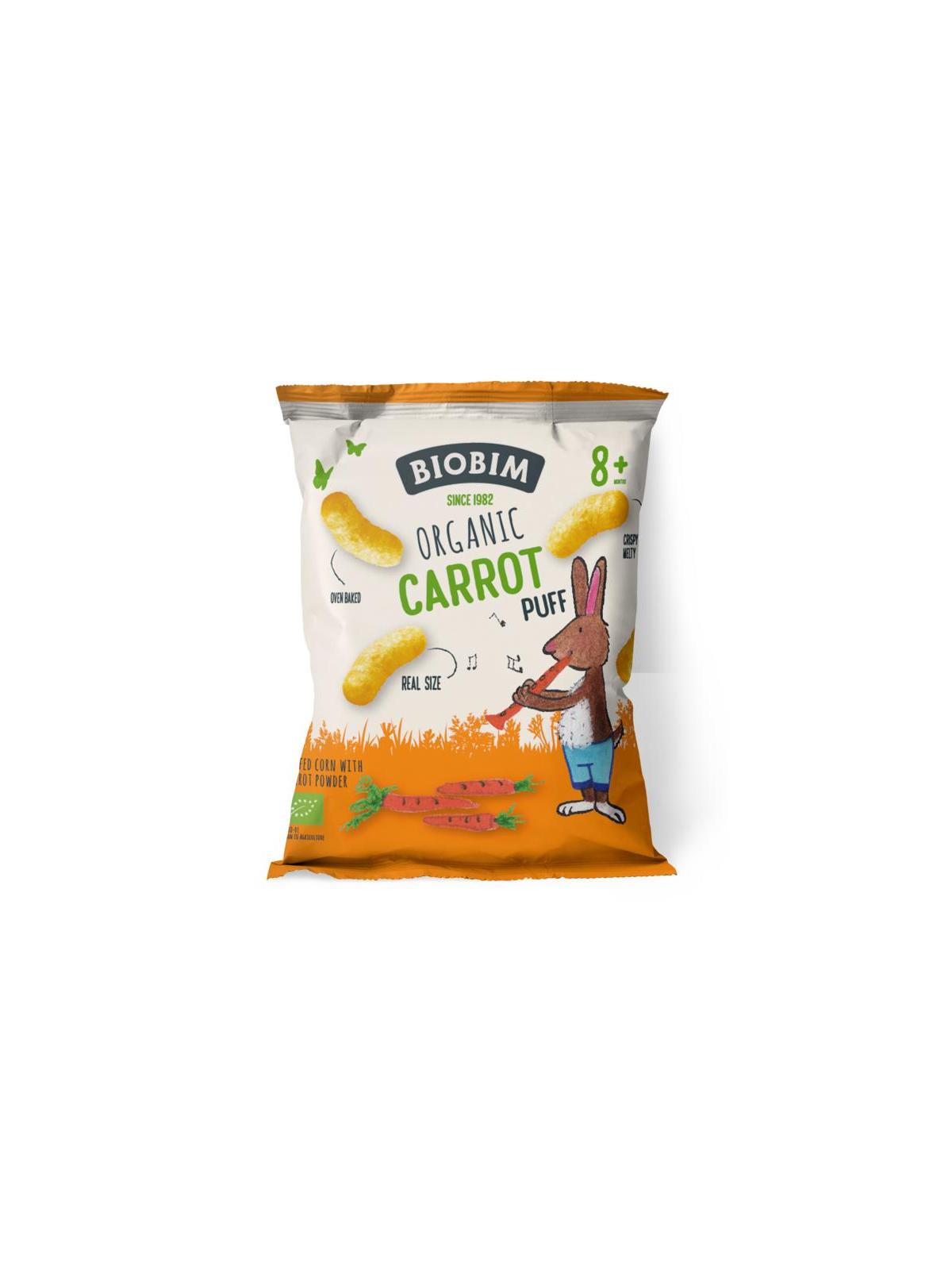 Carrot puff 8+ maanden bio