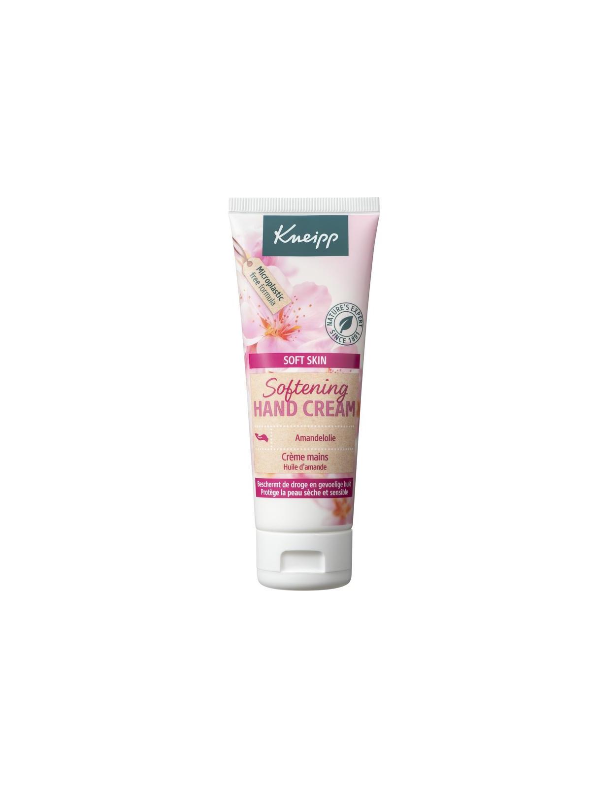 Soft skin softening hand cream amandolie