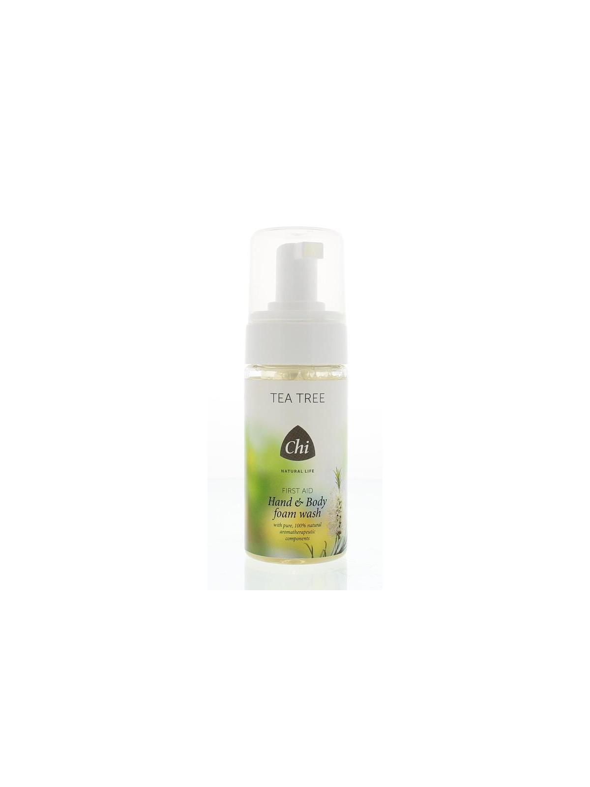 Tea tree hand & body wash foam