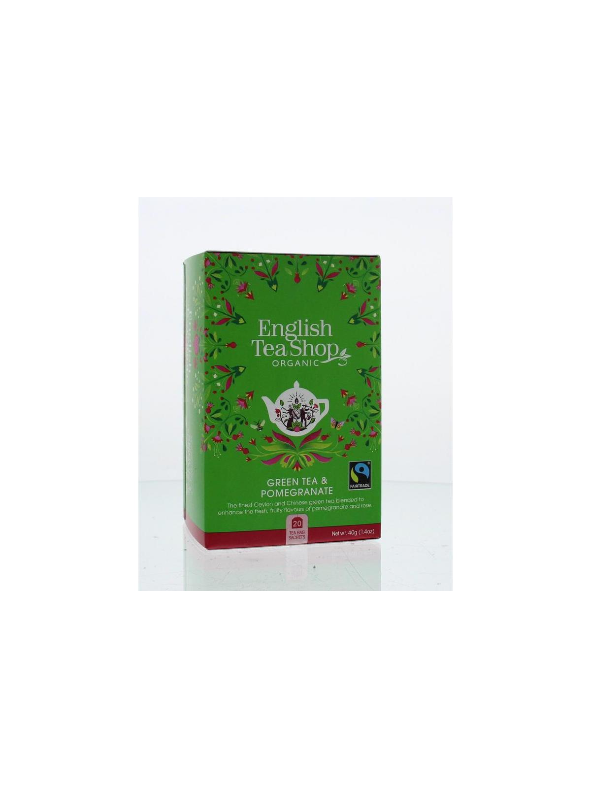 Green tea pomegranate bio