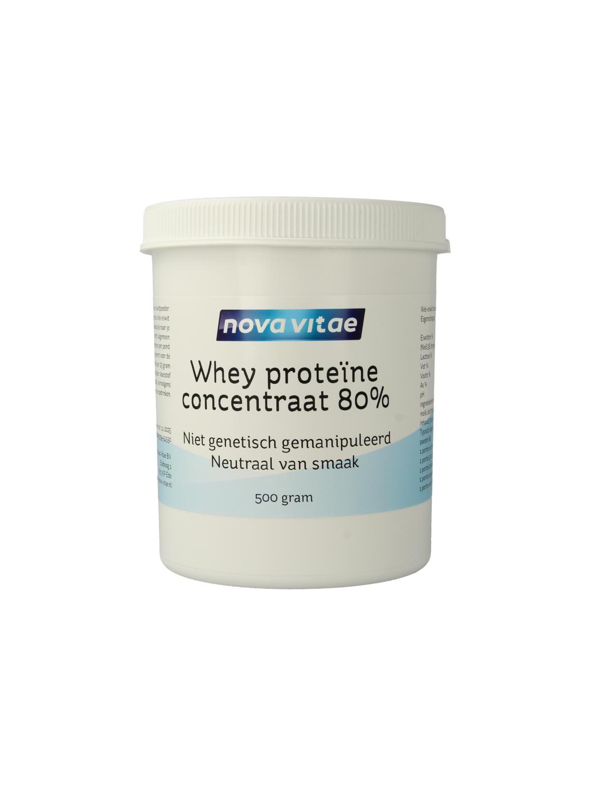 Whey proteine concentraat 80%