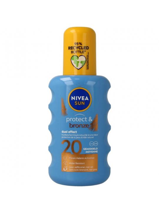 Sun protect & bronze zonnespray SPF20