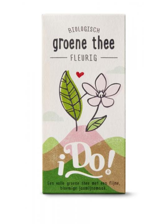 Groene thee fleurig bio