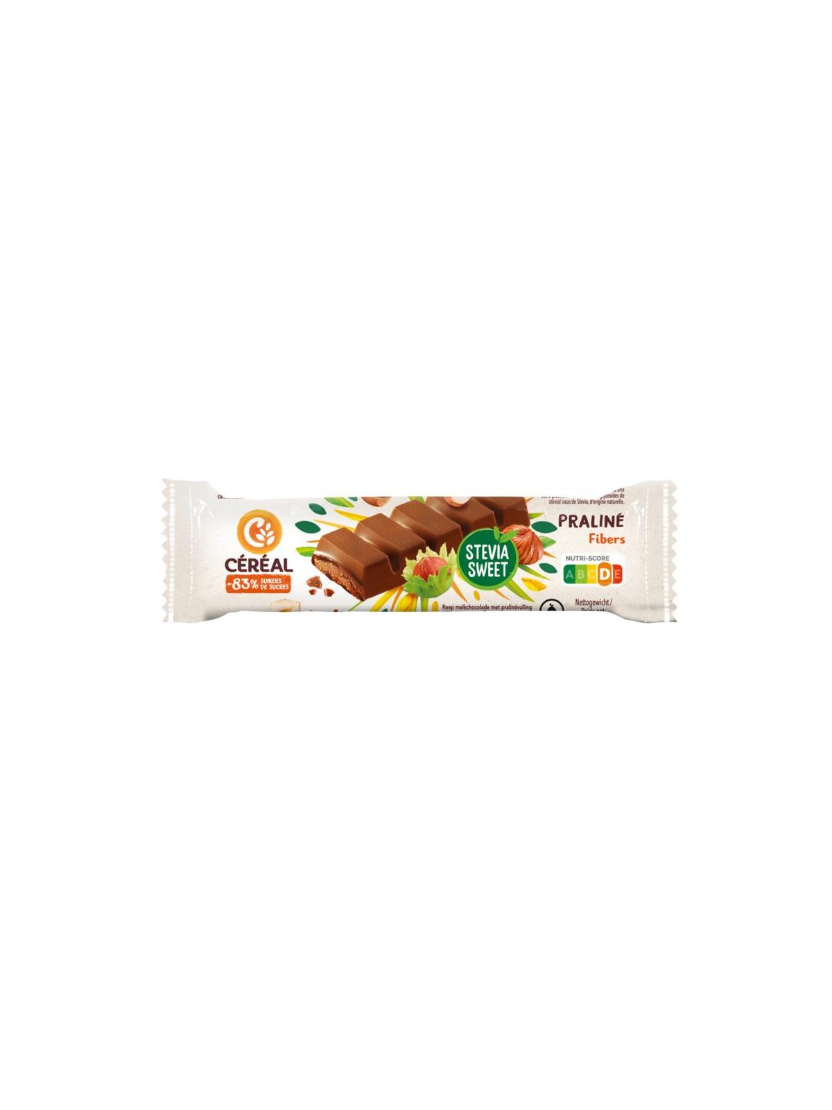 Chocolade reep praline stevia