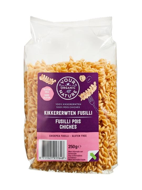 Kikkererwten fusilli glutenvrij