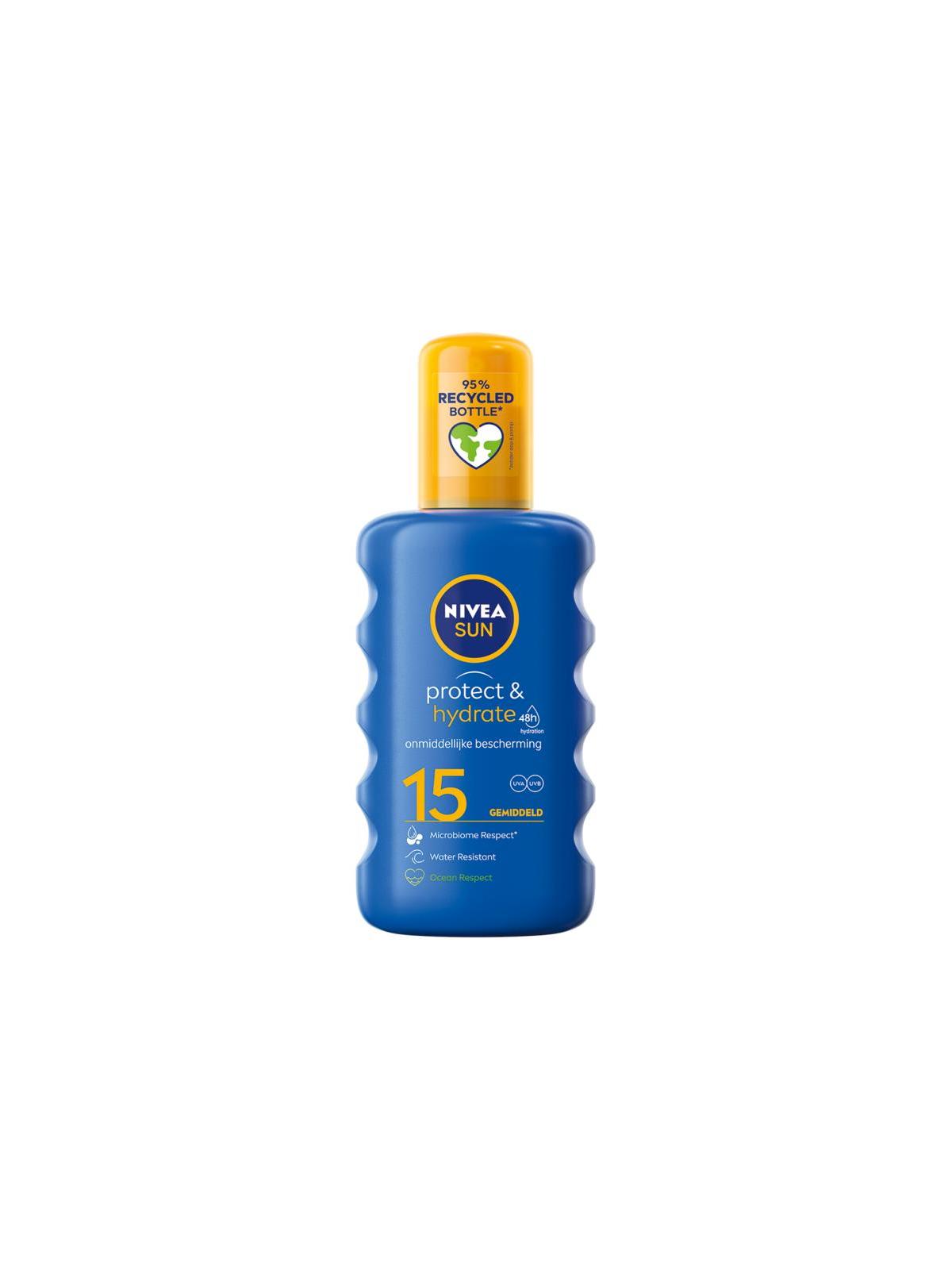 Sun protect & hydrate zonnespray SPF15