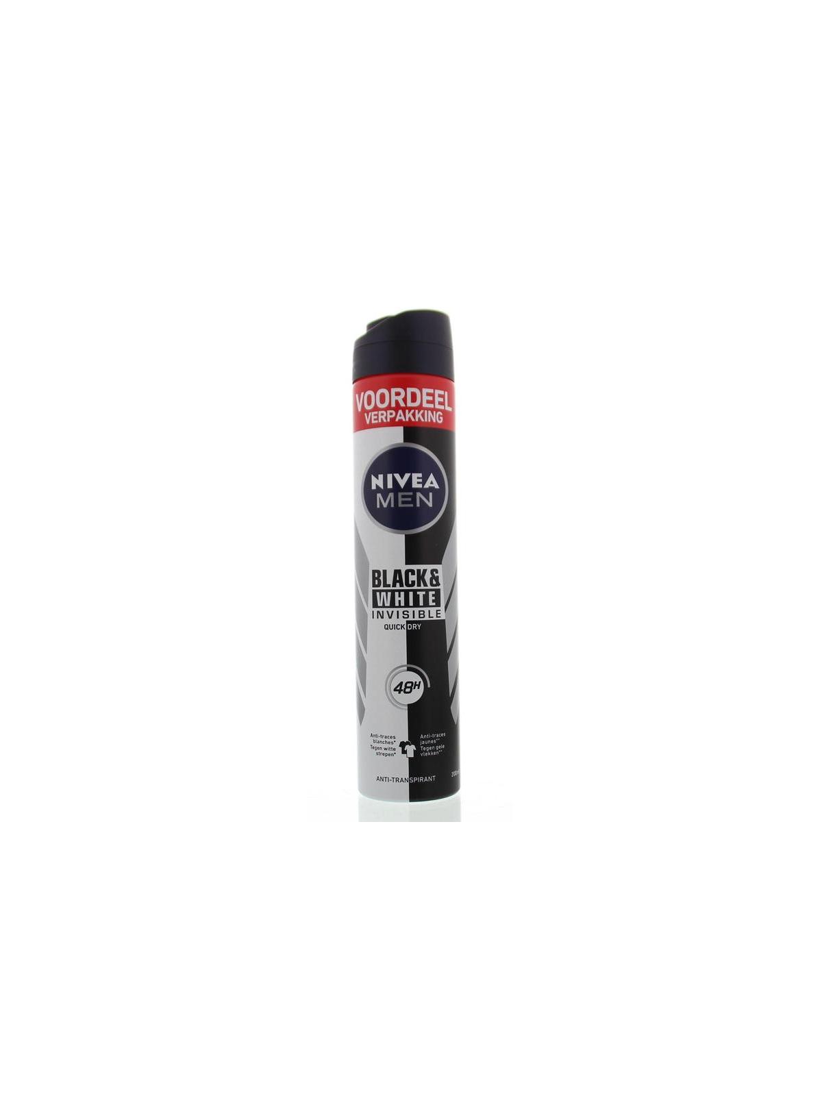 Men deodorant black & white XL spray