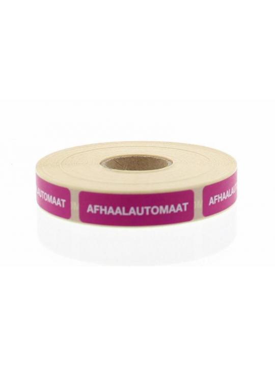 Strooketiket afhaalautomaat 12 x 44mm