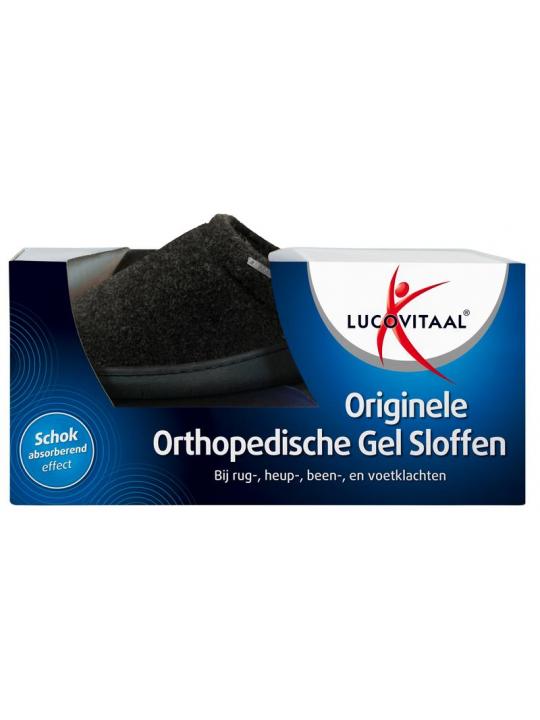 Orthopedische gel sloffen zwart maat 38-39