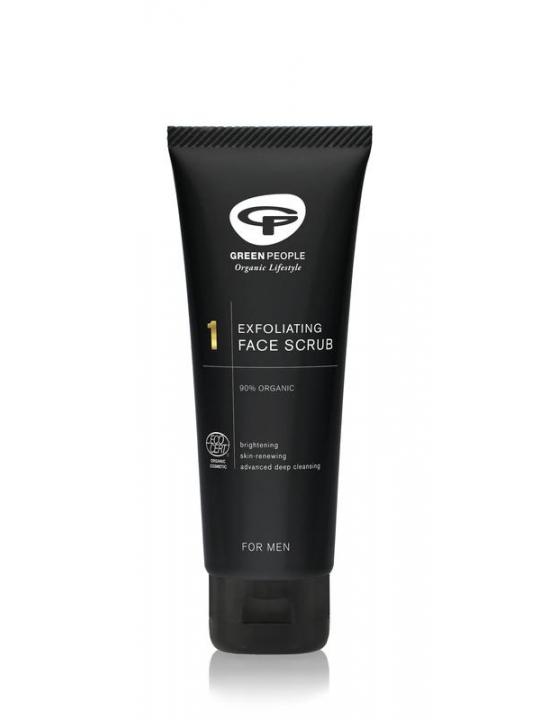 Men face scrub exfoliating