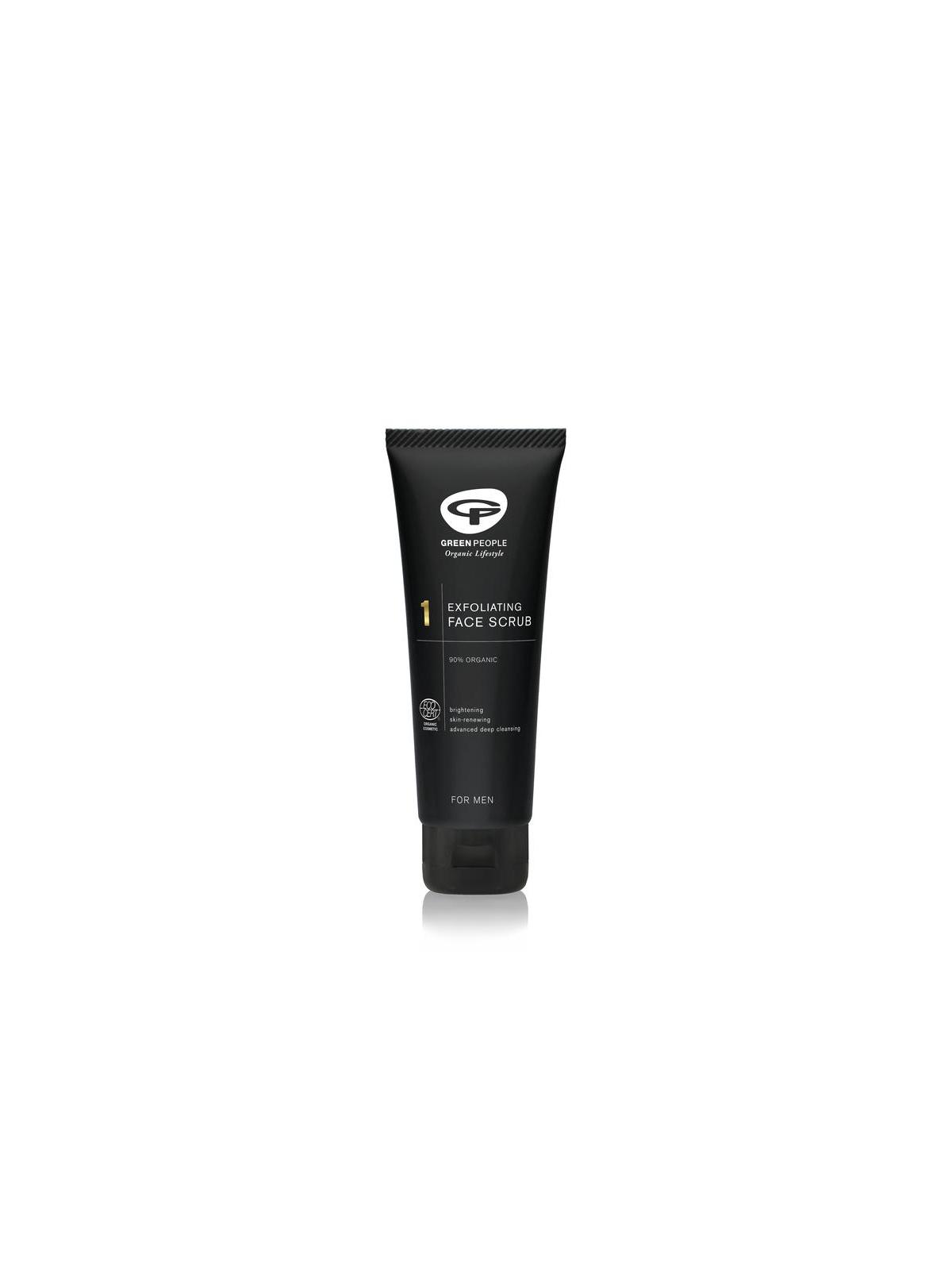 Men face scrub exfoliating