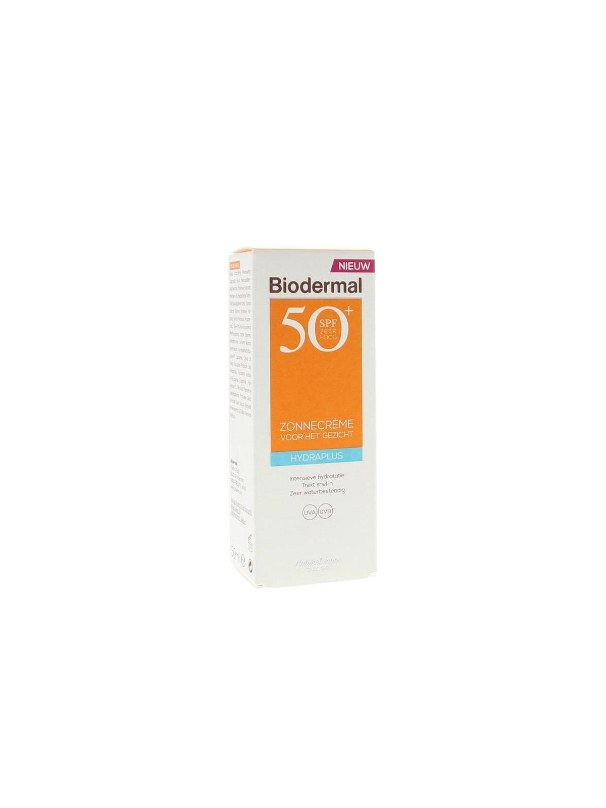 Zonnecreme gezicht hydraplus SPF50