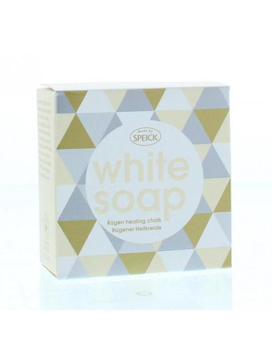 White soap