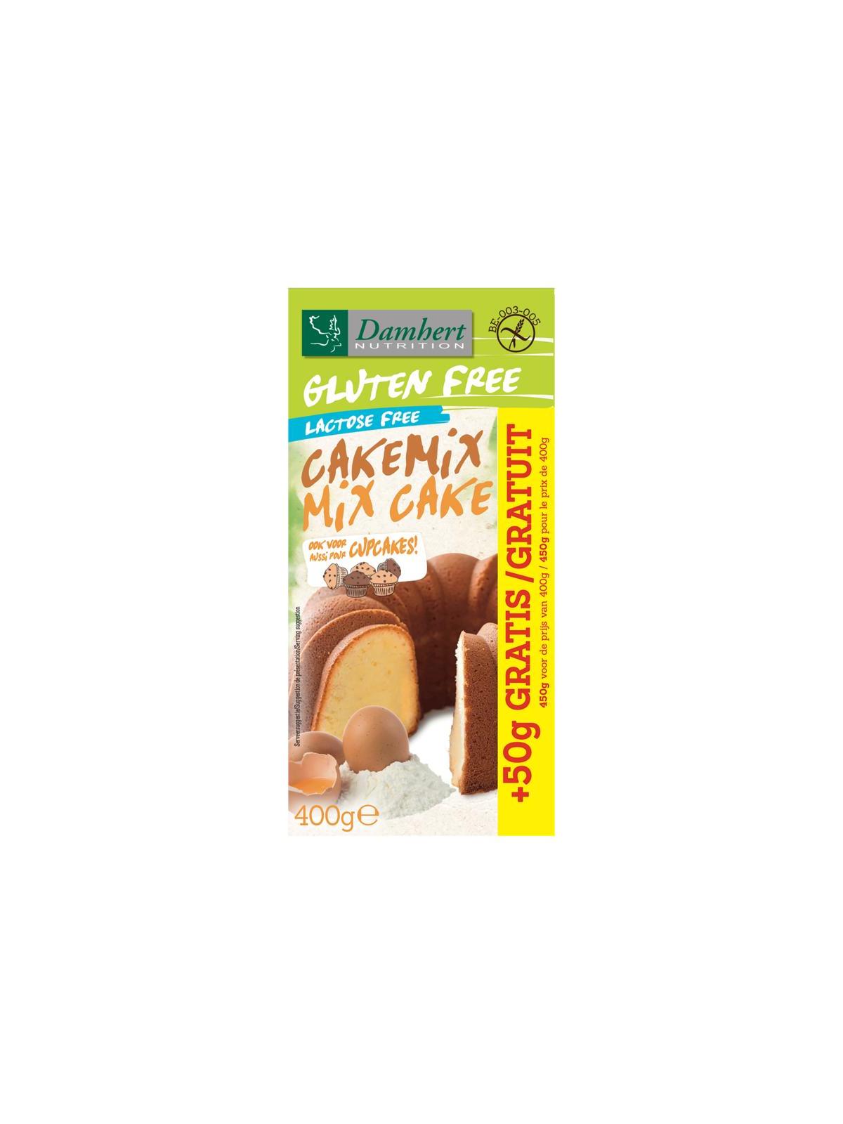 Cakemix glutenvrij met 50 gram gratis