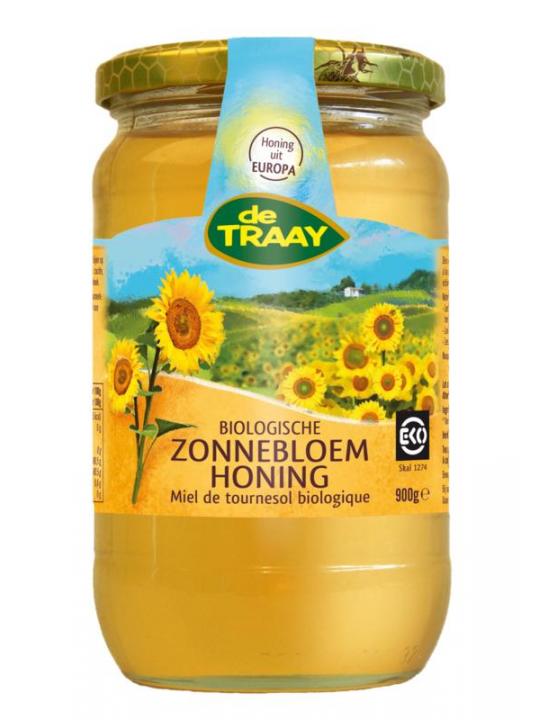 Zonnebloemhoning creme bio