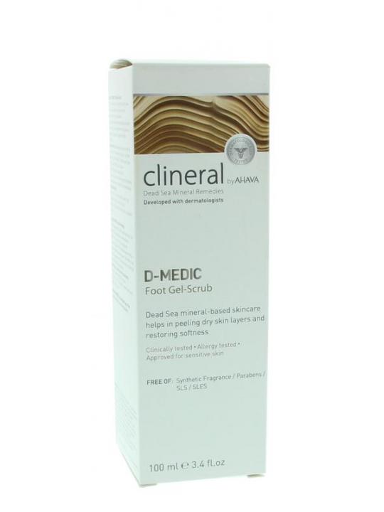 Clineral D-medic foot gel scrub