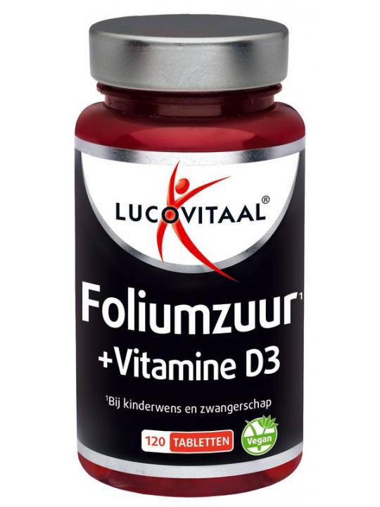 Foliumzuur + vitamine D3 tabletten