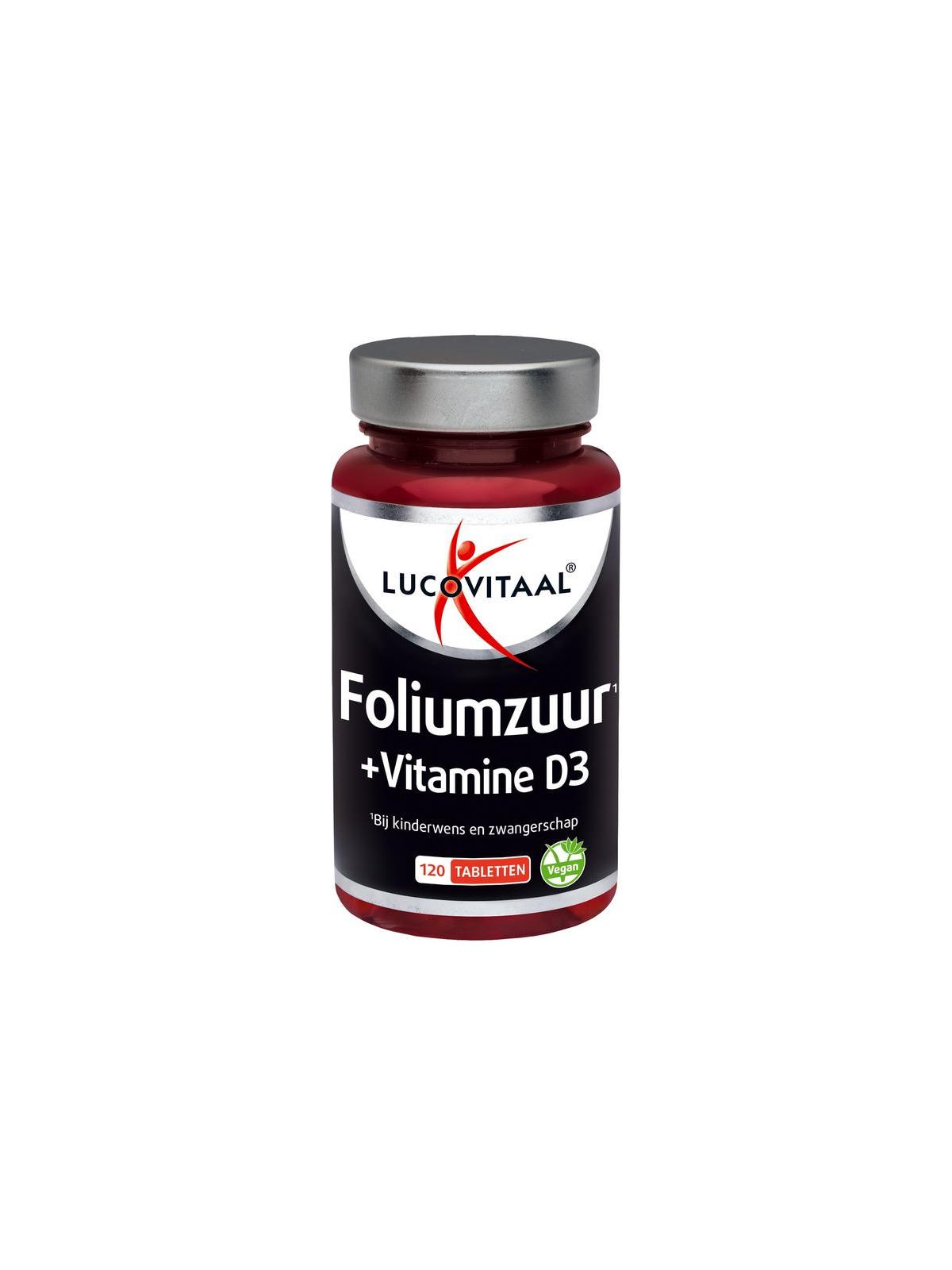 Foliumzuur + vitamine D3 tabletten