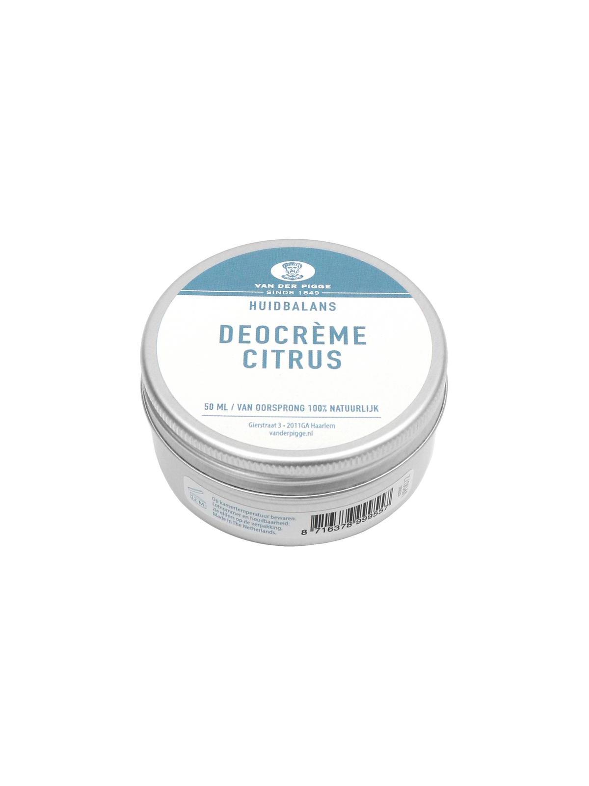 Huidbalans deocreme citrus