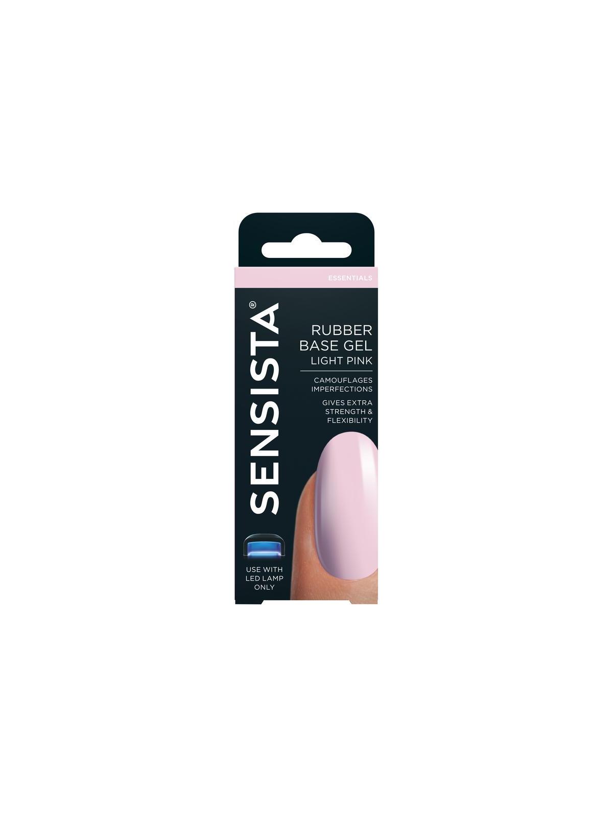 Rubber base gel light pink