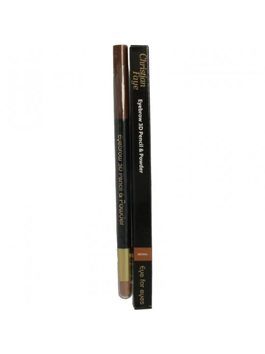 Eyebrow 3D pencil & powder brown