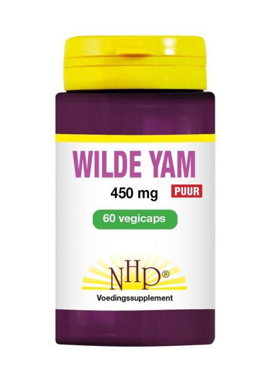 Wilde yam 450mg puur