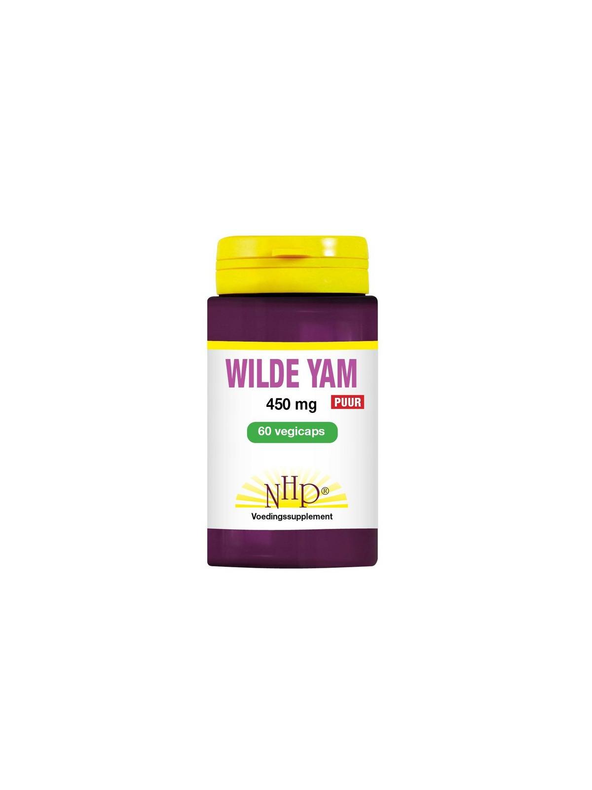 Wilde yam 450mg puur