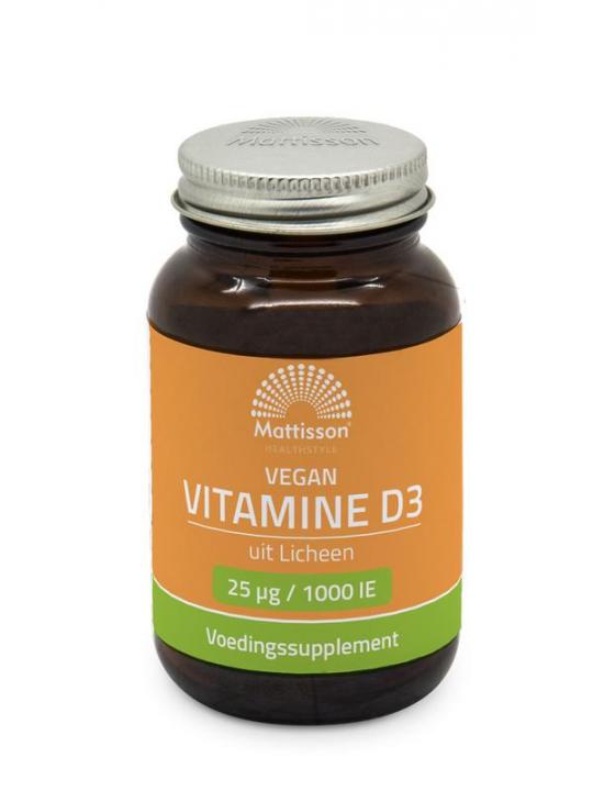 Vegan vitamine D3 25mcg/1000IE