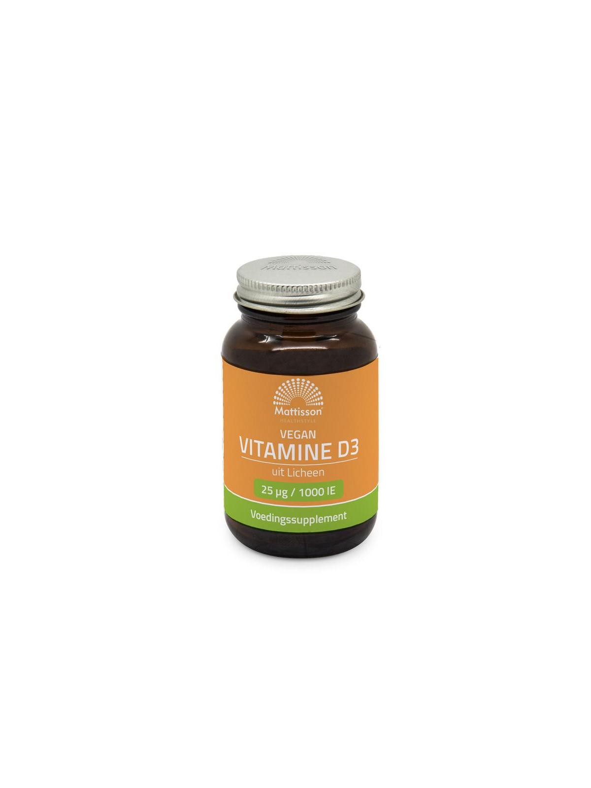 Vegan vitamine D3 25mcg/1000IE