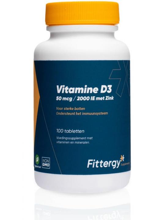 Vitamine D3 50mcg met zink