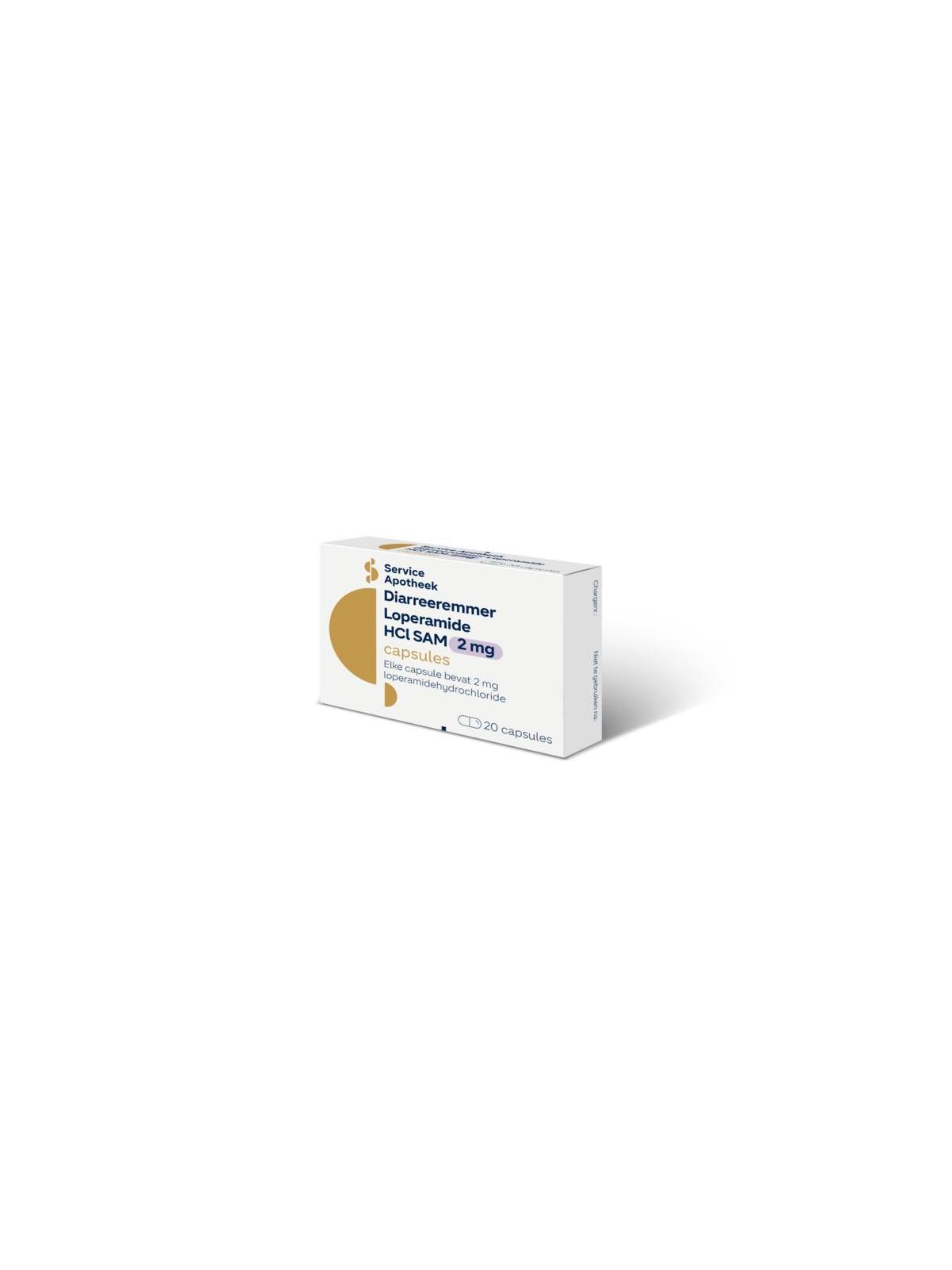 Diarreeremmer loperamide HCI 2 MG SAM