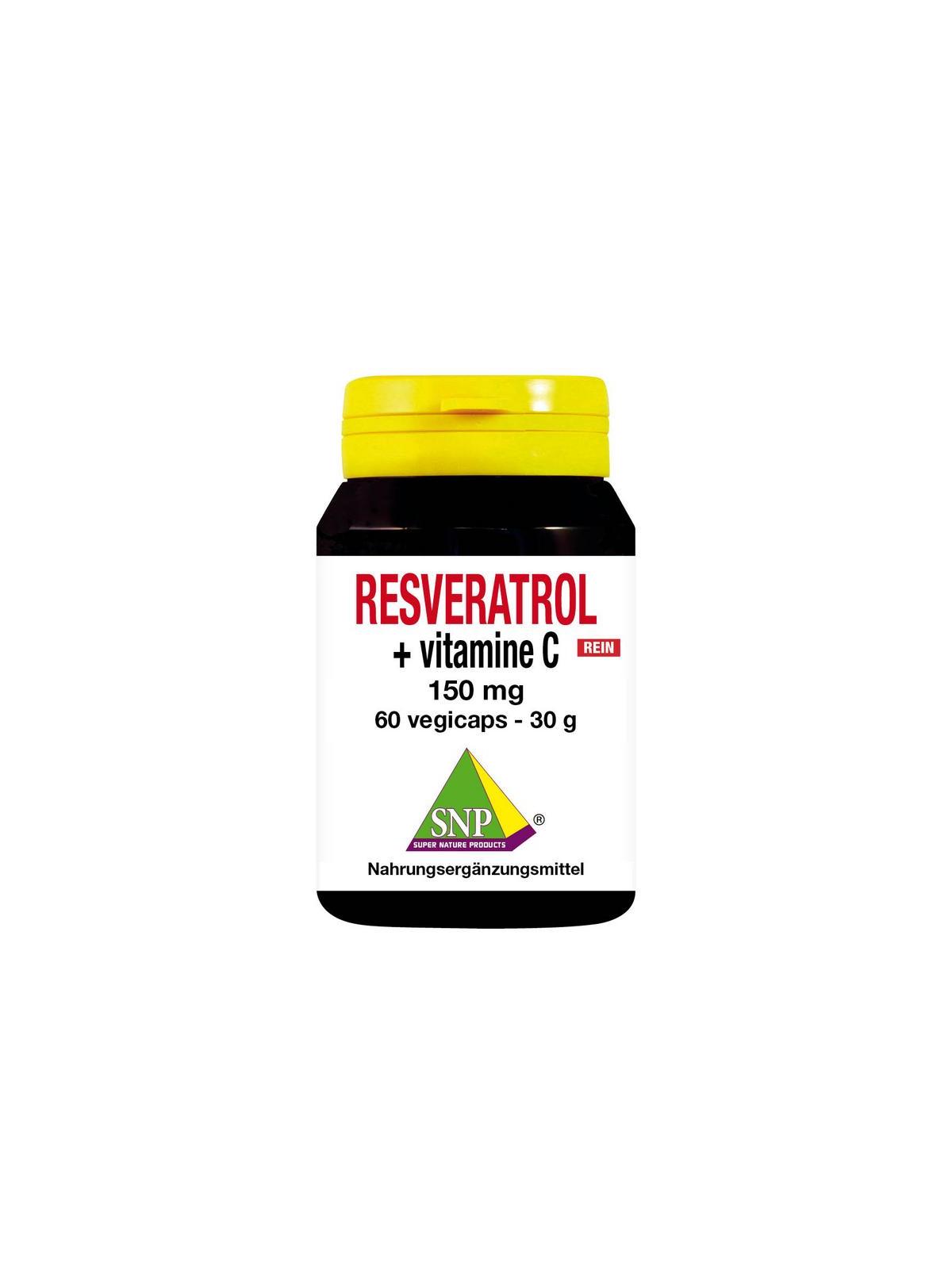 Resveratrol + vitamine C 150mg puur