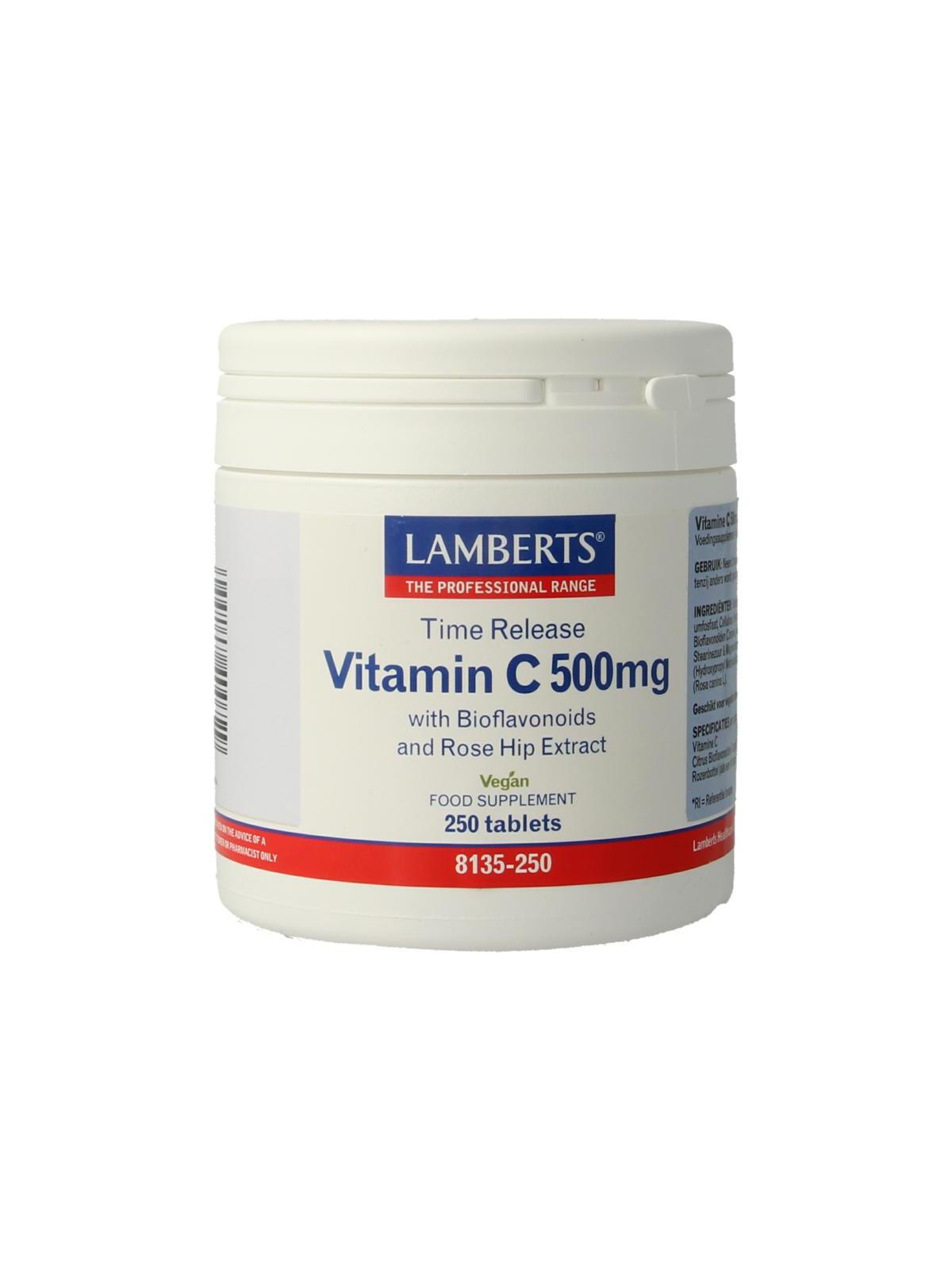 Vitamine C 500 time released & bioflavonoiden