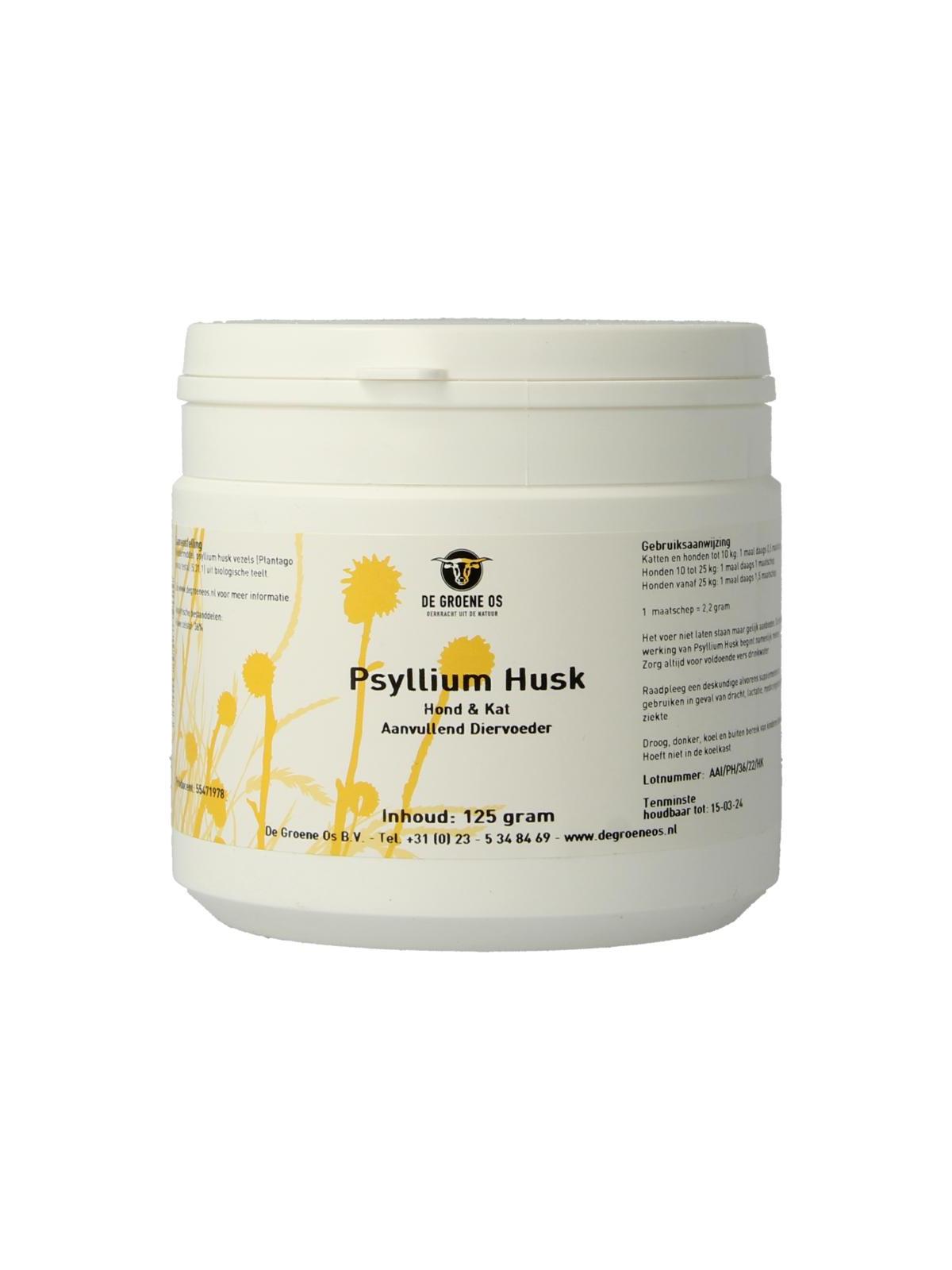 Psyllium husk hond kat