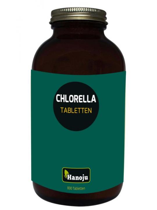 Bio chlorella tabletten flacon glas