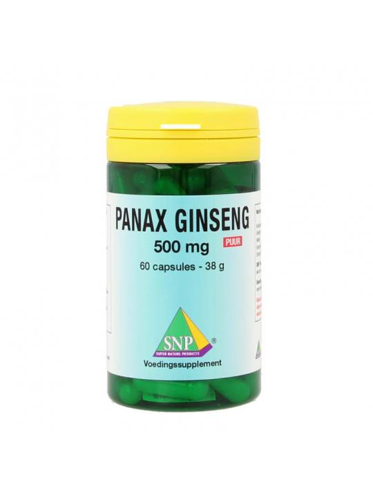 Panax ginseng 500 mg puur