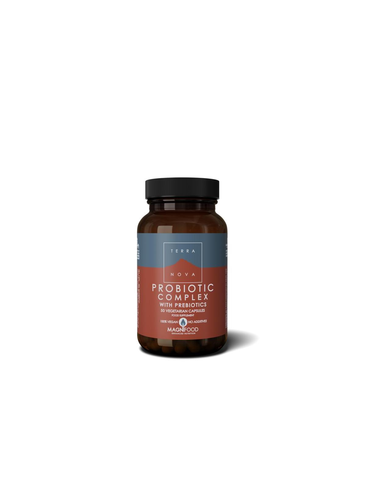 Probiotic complex with prebiotics