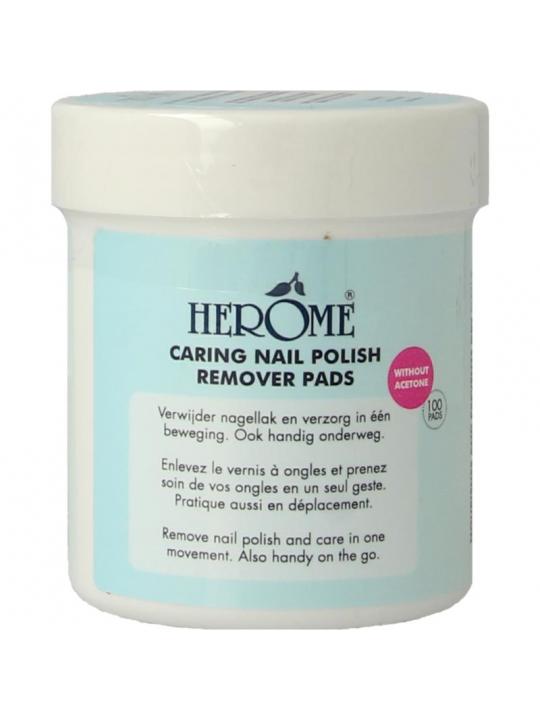 Nagellak remover pads caring