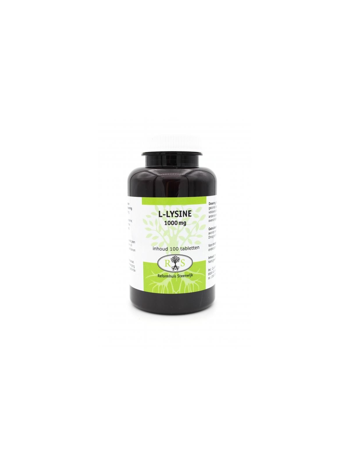 Reformhuis Steenwijk L-Lysine 1000 mg 100 tab