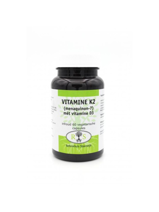 Reformhuis Steenwijk Vitamine K2 met vitamine D3 60 vcaps