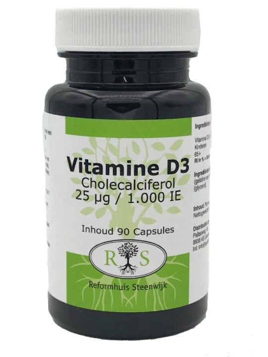 Vitamine D3 Cholecalciferol 25 ug / 1000 IE 90 caps