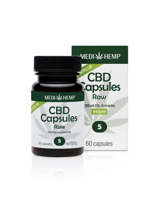 CBD Capsules 5% CBD Biologisch Hennepzaad-olie 30 st