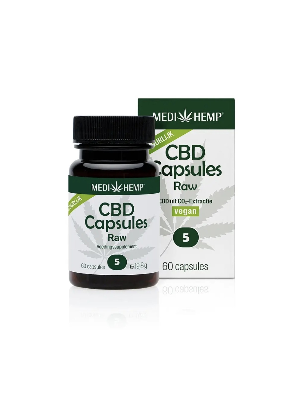 CBD Capsules 5% CBD Biologisch Hennepzaad-olie 30 st